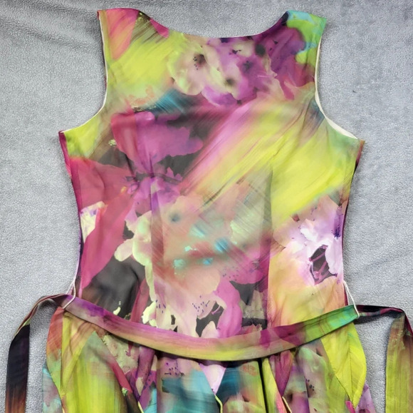 Signature by Robbie Bee Dress Womens 6 Floral Fairy Art To Wear Ethereal - Picture 14 of 16